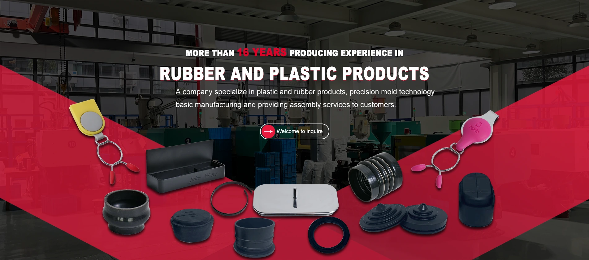 Fabbrica di parti di iniezione in plastica in plastica